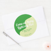 Sticker Rond Label de produit light (Enveloppe)