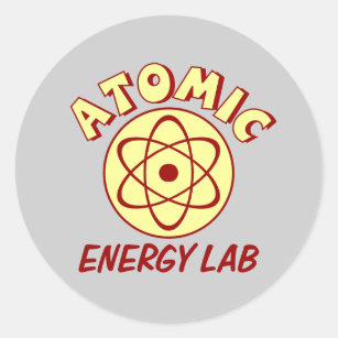 Sticker Rond Laboratoire d'énergie atomique