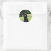 Sticker Rond Laboratoire noir (Sac)