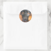 Sticker Rond laboratoire noir (Sac)