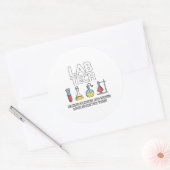 Sticker Rond Laboratoire technique (Enveloppe)
