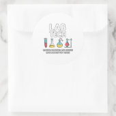 Sticker Rond Laboratoire technique (Sac)