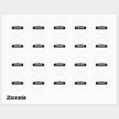 STICKER ROND LABRADOODLE AUSTRALIEN (Feuille)