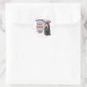 Sticker Rond Labradoodle Cadfts (Sac)