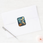 Sticker Rond Labrador jaune (2) (Enveloppe)