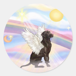 Sticker Rond Labrador Retriever