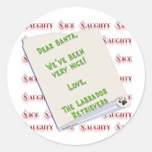 Sticker Rond LabradorpluralNice