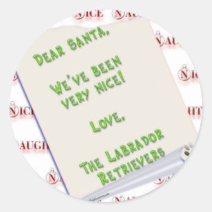 Sticker Rond LabradorpluralNice