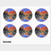 Sticker Rond Lac Dream (Feuille)