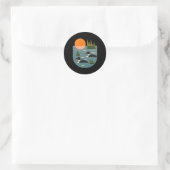 Sticker Rond Lac Loon (Sac)