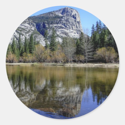 Sticker Rond Lac Mirror (Devant)
