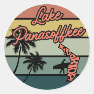 Sticker Rond Lac Panasoffkee, Floride