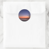 Sticker Rond Lac Sunrise (Sac)