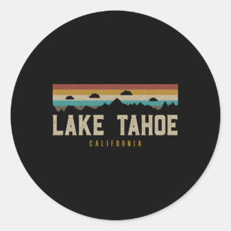 Sticker Rond Lac Tahoe Mountains Randonnée Camg California