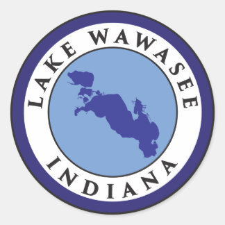Sticker Rond Lac Wawasee