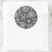 Sticker Rond Lace fabric pattern 1 (Sac)