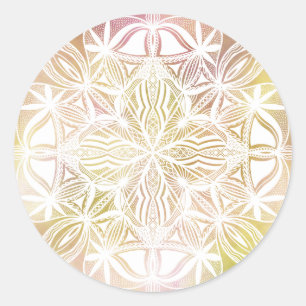 Sticker Rond Lace Mandala