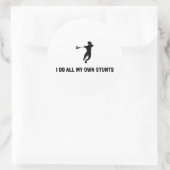 Sticker Rond Lacrosse (Sac)