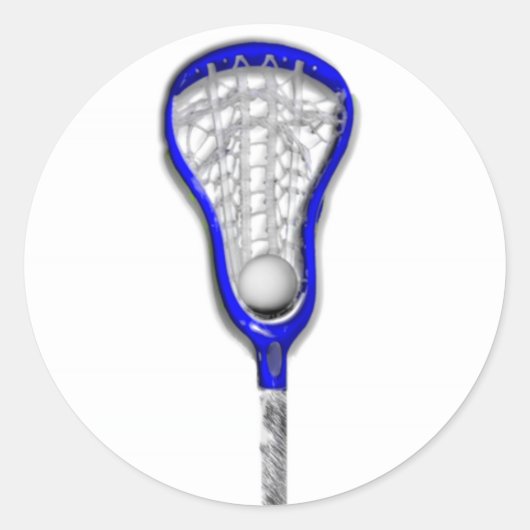 Sticker Rond Lacrosse Féminin (Devant)