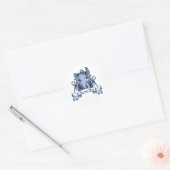 Sticker Rond Lacrosse Papa (Enveloppe)