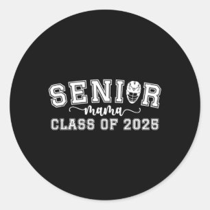 Sticker Rond Lacrosse Senior Mama Cl De 2025 Lacrosse Senior Mo