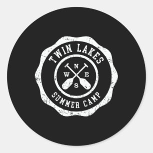 Sticker Rond Lacs jumeaux
