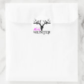 STICKER ROND LADY DEER HUNTER (Sac)