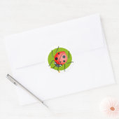 Sticker Rond Ladybug (Enveloppe)