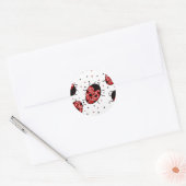 Sticker Rond Ladybug (Enveloppe)