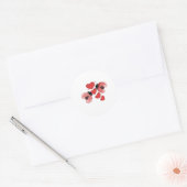 Sticker Rond Ladybug Love (Enveloppe)
