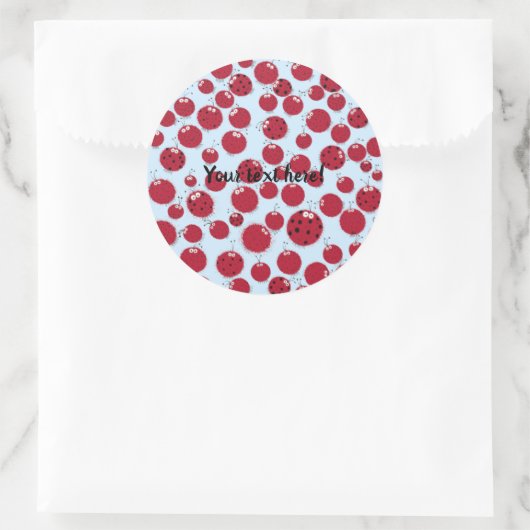 Sticker Rond Ladybug Shindig (Sac)