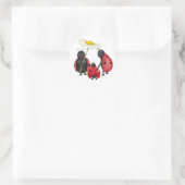 Sticker Rond Ladybug Stroll (Sac)