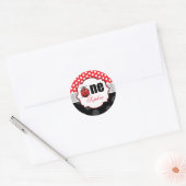 Sticker Rond Ladybug Un Anniversaire Personnalisé (Enveloppe)