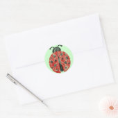 Sticker Rond ladybugz. (Enveloppe)