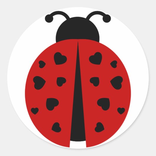 Sticker Rond ladybugz. (Devant)