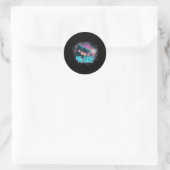 Sticker Rond Ladys Cassette Be Kind - Out of this-World (Sac)