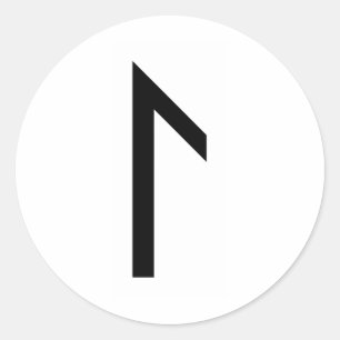 STICKER ROND LAGUZ RUNE