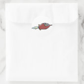 Sticker Rond laika (Sac)