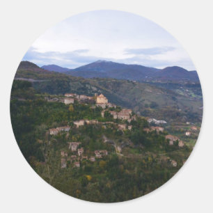 Sticker Rond Laino Castello Calabre