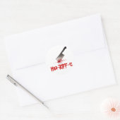 Sticker Rond Laisse-le-moi ! (Enveloppe)