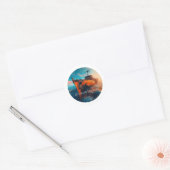Sticker Rond Laisse-moi (Enveloppe)