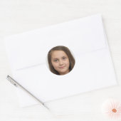 Sticker Rond Laisser l'amour mener (Enveloppe)