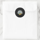 Sticker Rond Laissez L'Aventure De 4E Année Commencer À S'Amuse (Sac)