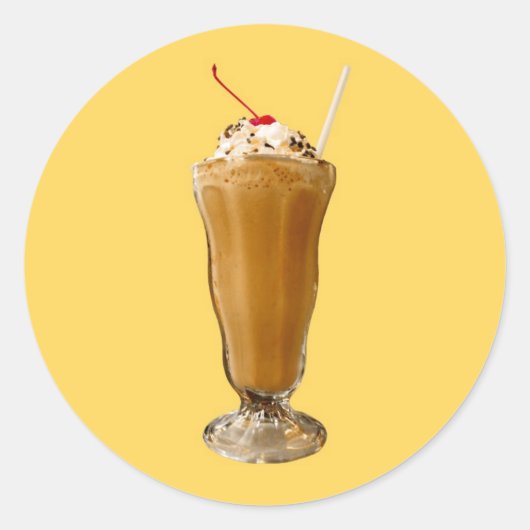Sticker Rond Lait au chocolat (Devant)