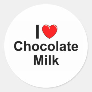 Sticker Rond Lait chocolaté