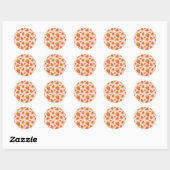 Sticker Rond Lait de fraise (Feuille)