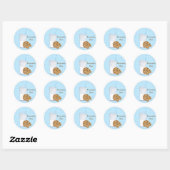 Sticker Rond lait et cookies (Feuille)