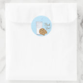 Sticker Rond lait et cookies (Sac)