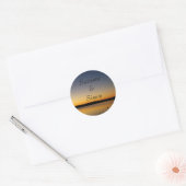 Sticker Rond Lake at Sunrise (Enveloppe)