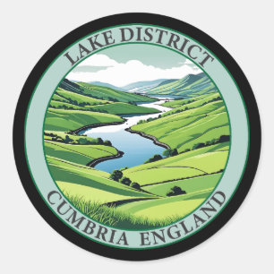 Sticker Rond Lake District Cumbria England
